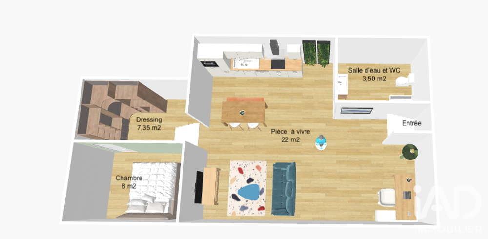 Vente Appartement 2 pièces