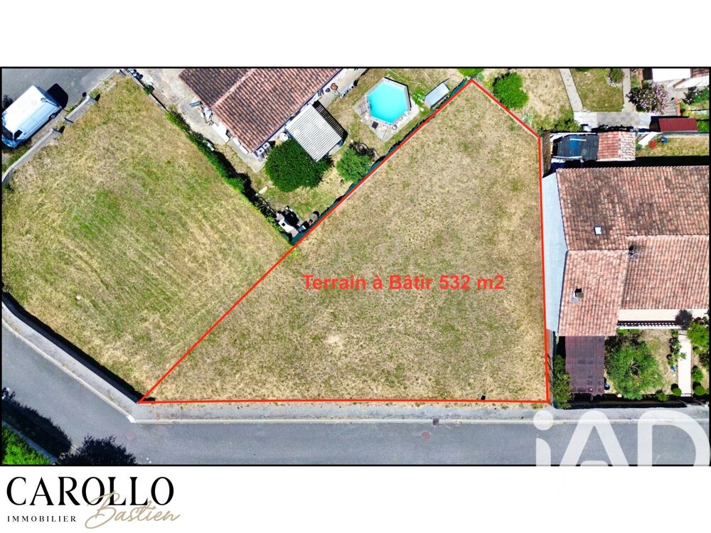 Vente Terrain Vente Terrain 532 m&sup2; Limoux