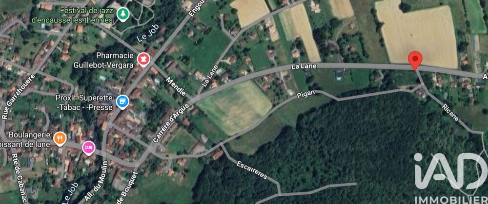Vente Terrain Vente Terrain à bâtir 3 170 m&sup2; Encausse-les-thermes