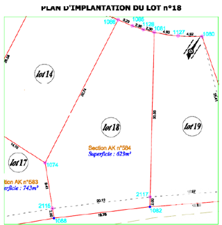  Terrain à vendre 623 m²