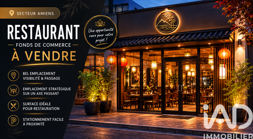   Vente Restaurant 380 m&sup2; 