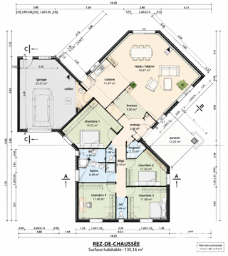  Maison à vendre 5 pièces 127 m²