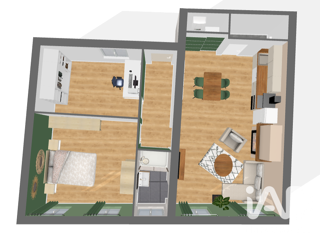  Appartement à vendre 3 pièces 62 m²