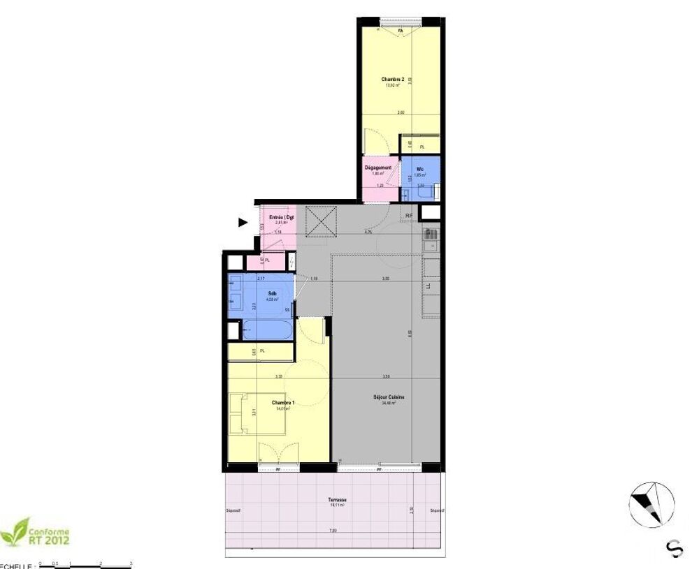 Vente Appartement 3 pièces