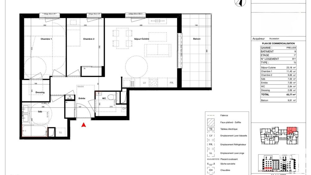 Vente Appartement Vente Appartement 3 pièces Lyon 8
