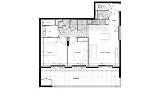  Appartement à vendre 3 pièces 61 m²