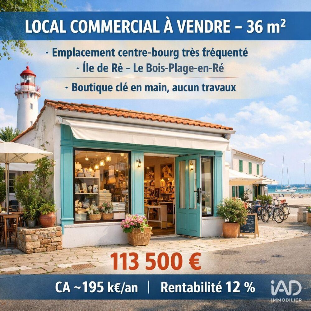   Vente Boutique/Local commercial 36 m&sup2; 