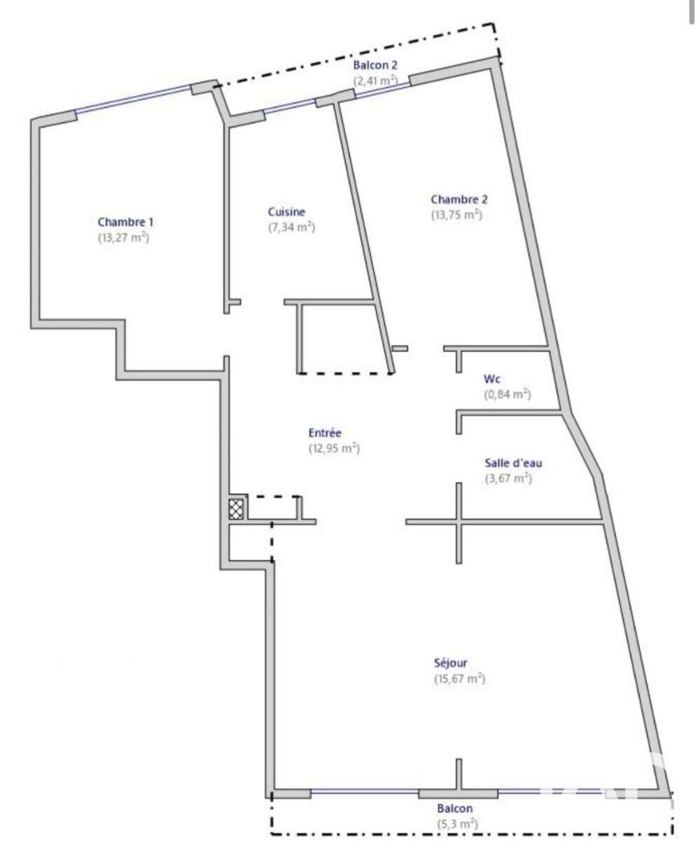 à vendre  Appartement Paris 20