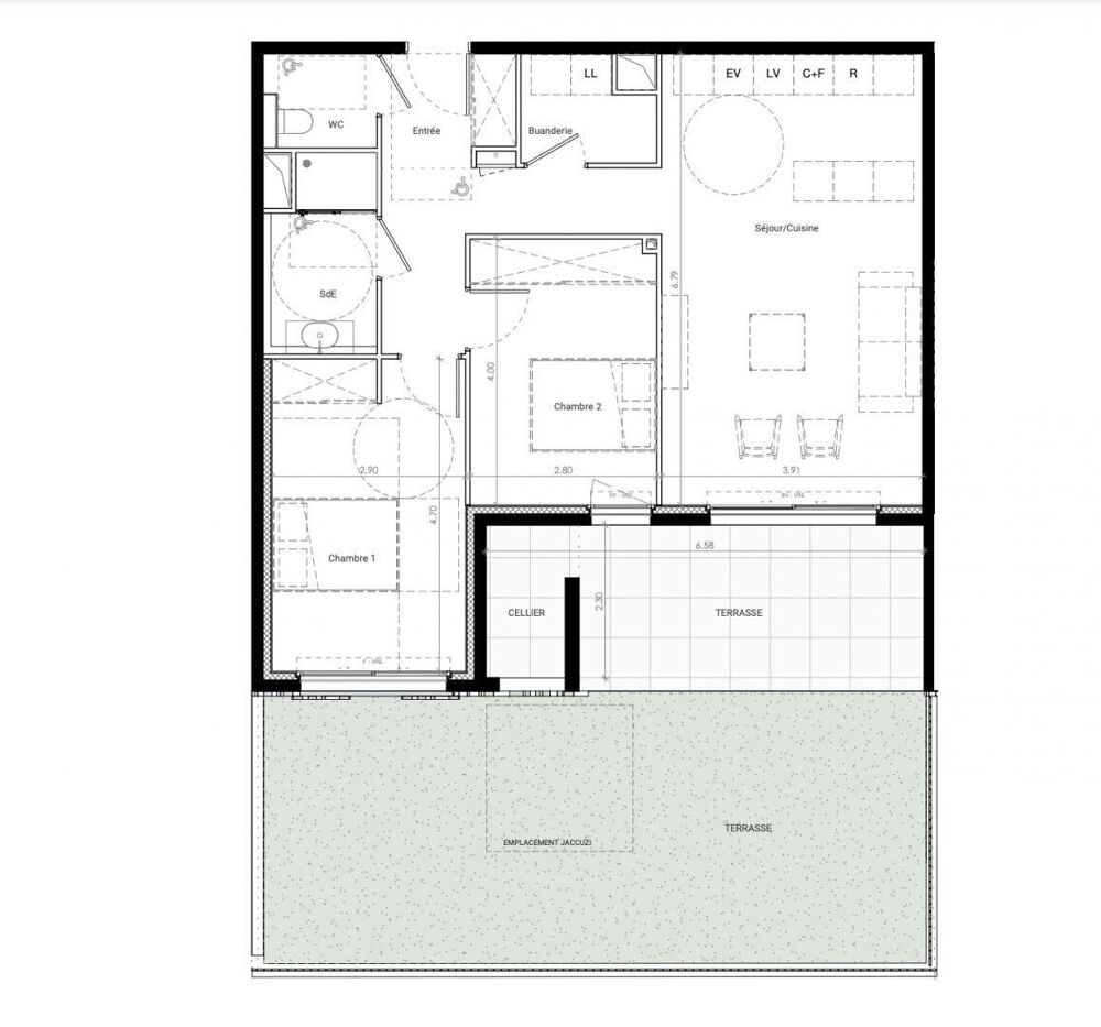 Vente Appartement 3 pièces