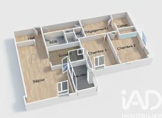  Appartement � vendre 3 pi�ces 76 m�