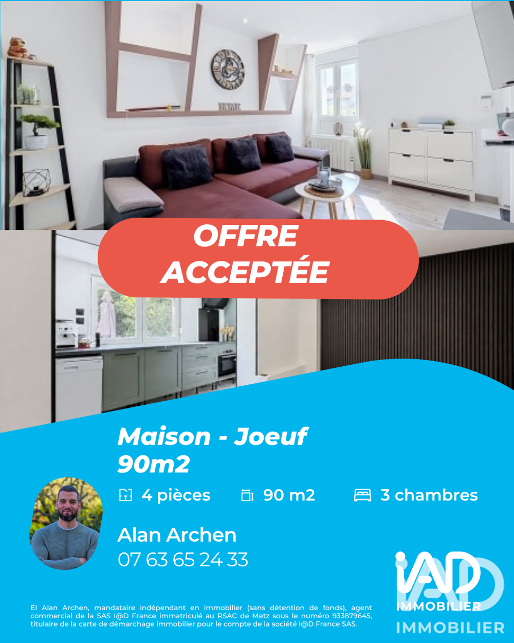 Vente Maison/villa 4 pièces