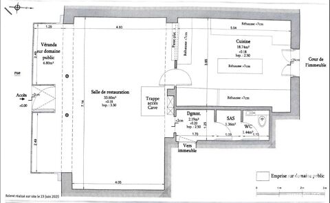   Vente Restaurant 76 m&sup2; 