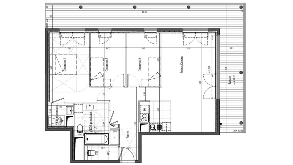 Vente Appartement 4 pièces