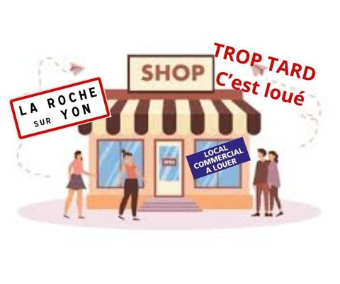 Location Boutique/Local commercial 46 m&sup2; 650 85000 La roche-sur-yon