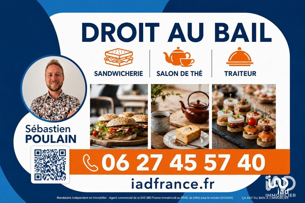 Vente Autre Vente Droit au bail 58 m&sup2; Paris 17