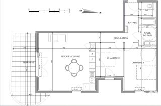 Appartement � vendre 3 pi�ces 68 m�