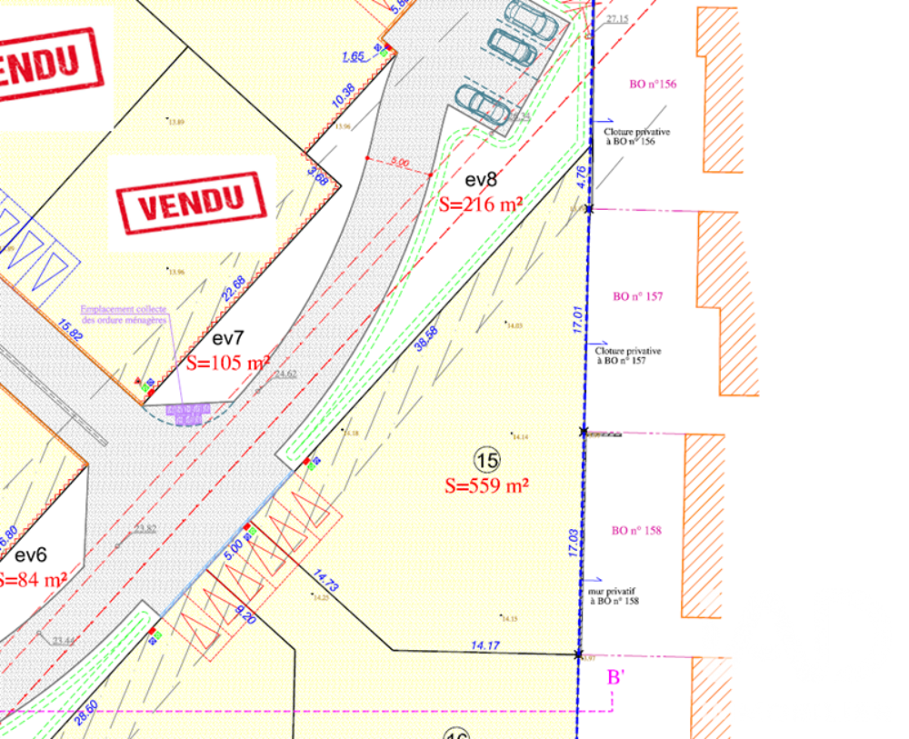Vente Terrain Vente Terrain à bâtir 559 m&sup2; Challans