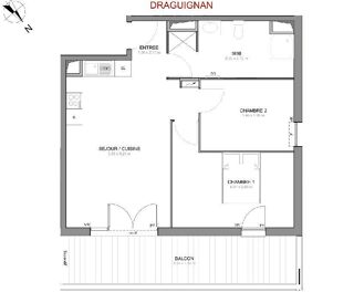  Appartement � vendre 3 pi�ces 59 m�