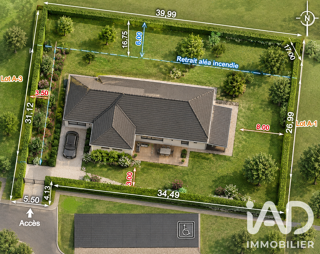 Vente Terrain Vente Terrain 1 102 m&sup2; Moliets et maa