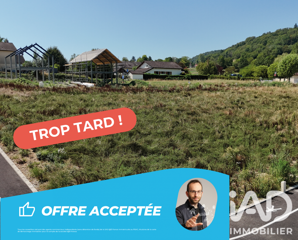 Vente Terrain Vente Terrain à bâtir 417 m&sup2; Cressin-rochefort