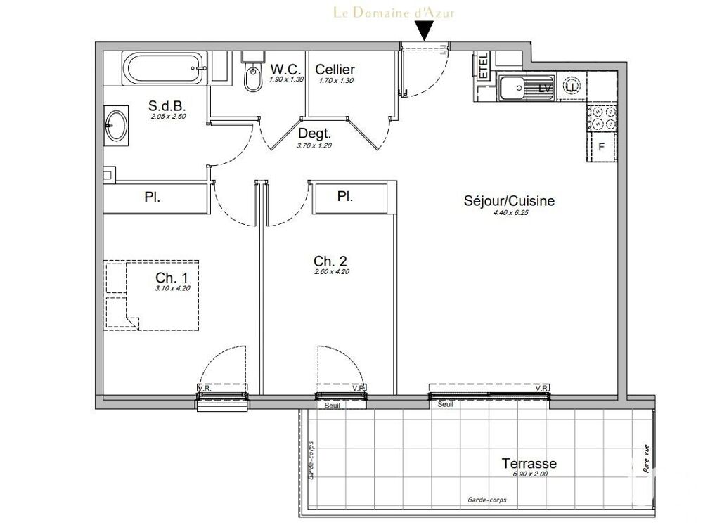 Vente Appartement Vente Appartement 3 pièces Saint-laurent-du-var