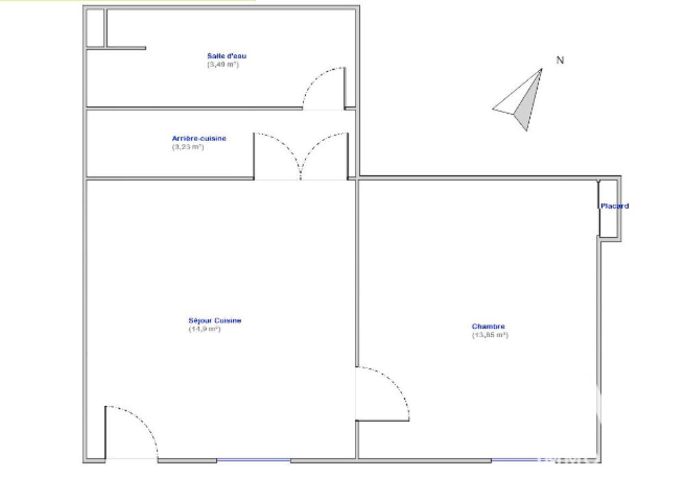 Vente Appartement 2 pièces