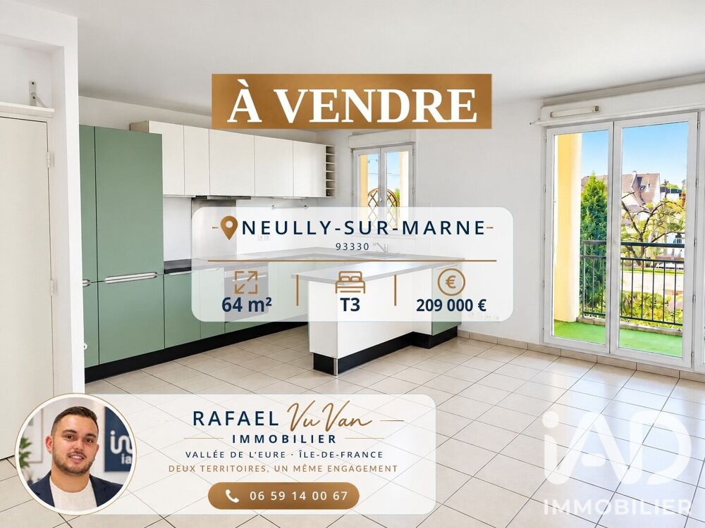 Vente Appartement Vente Appartement 3 pièces Neuilly-sur-marne