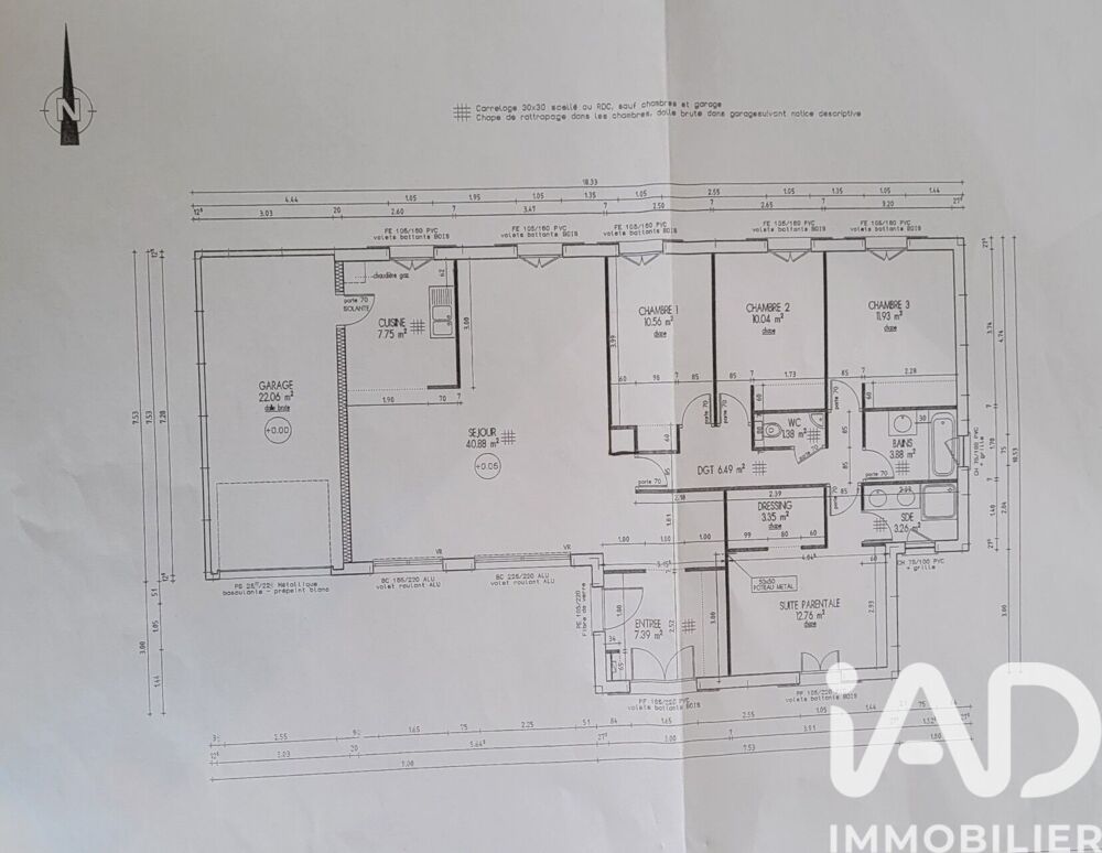 Vente Maison Vente Maison/villa 6 pièces Palluau
