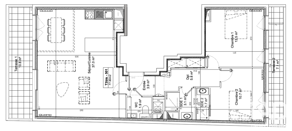 à vendre  Appartement Paris 20
