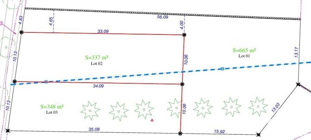 Vente Terrain Vente Terrain à bâtir 665 m&sup2; Landeronde