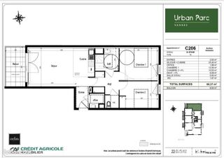  Appartement à vendre 3 pièces 66 m²