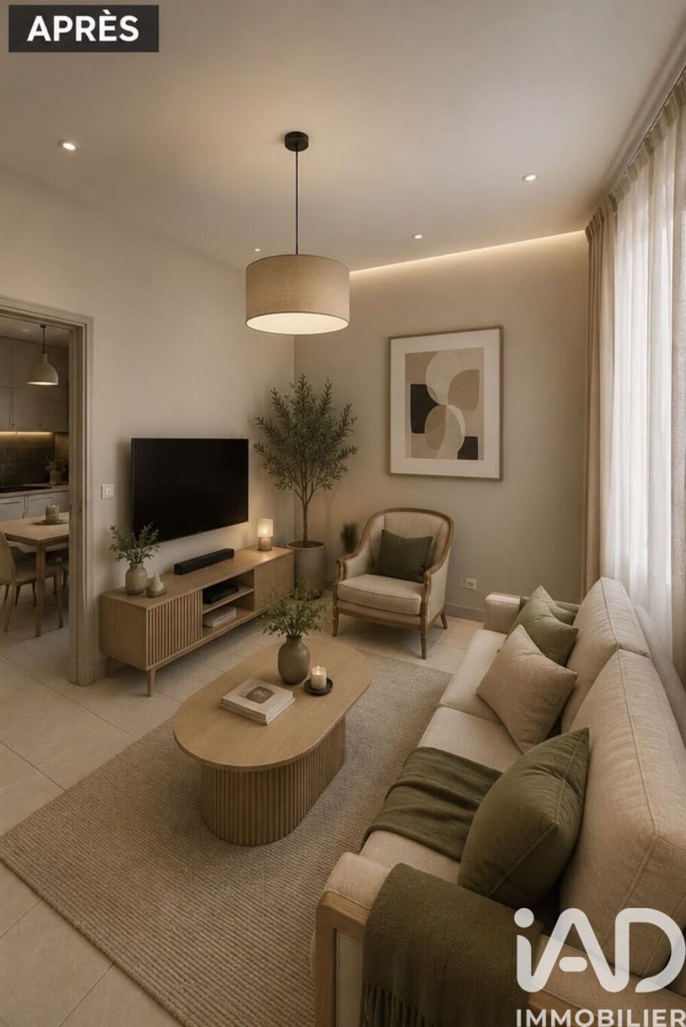 vente Appartement - 3 pièce(s) - 48 m² Nice (06300)