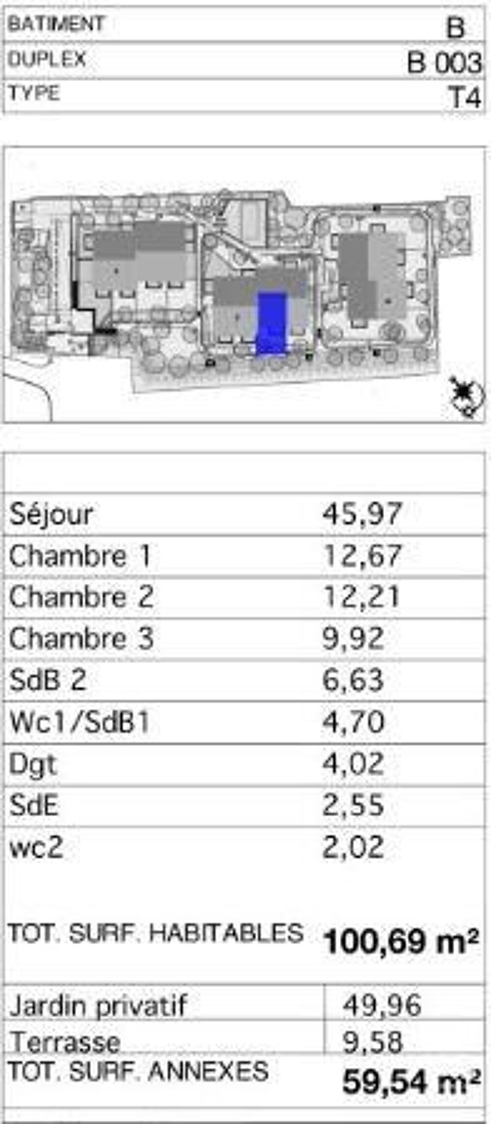 Vente Maison/villa 4 pièces