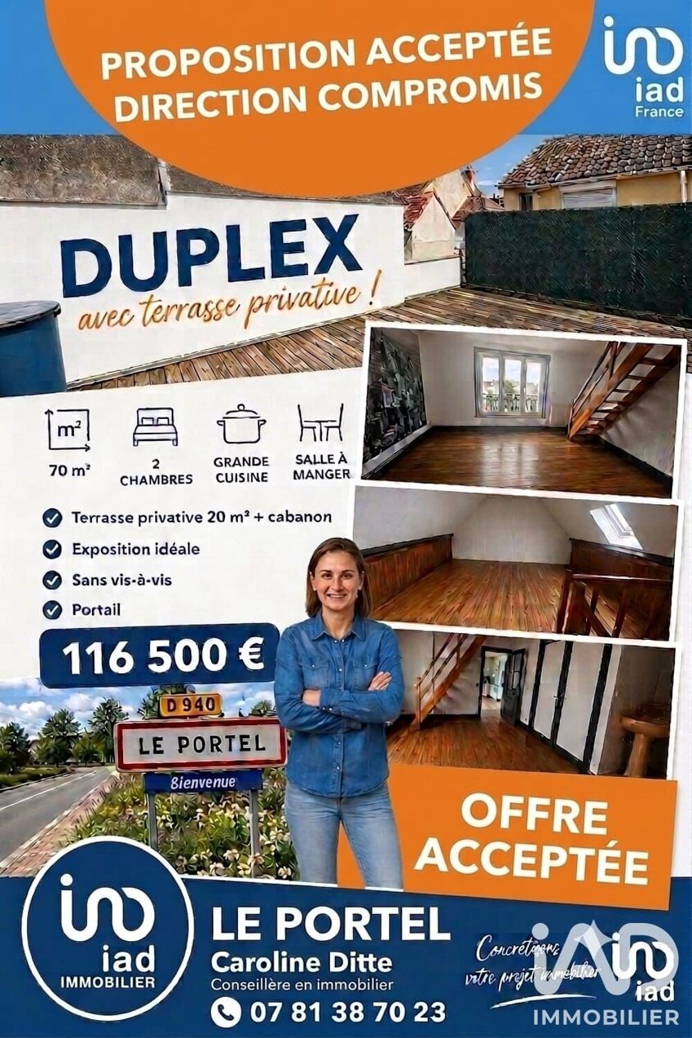 Vente Duplex 4 pièces