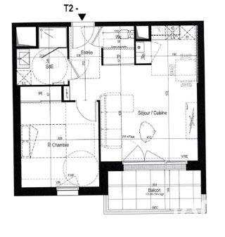  Appartement à vendre 2 pièces 43 m²
