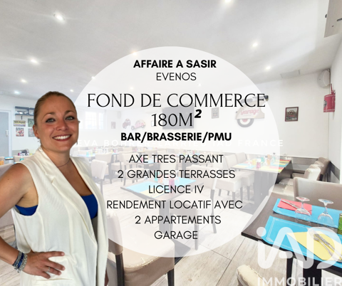 Vente Bar, Brasserie, Tabac 180 m&sup2; 176000 83330 Evenos