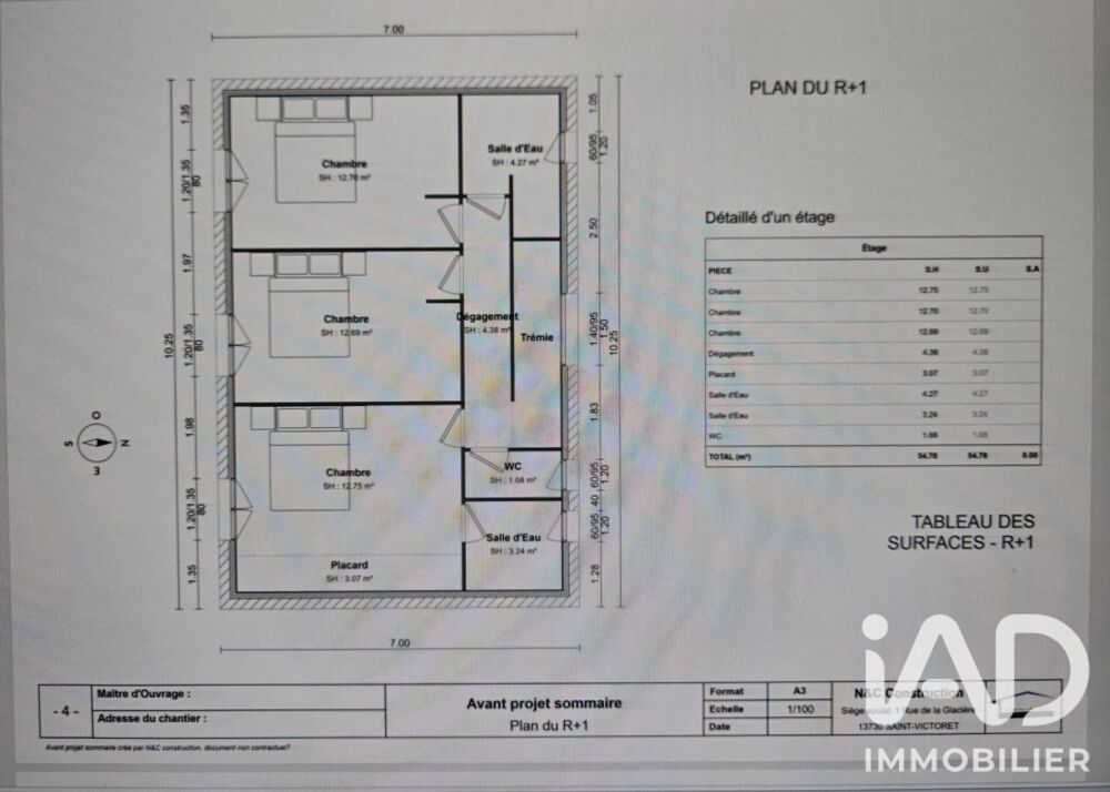Vente Terrain Vente Terrain à bâtir 695 m&sup2; Peyrolles-en-provence