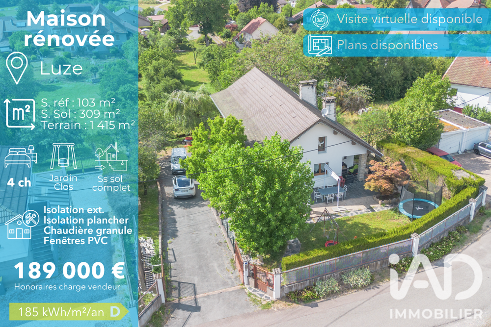 Vente Maison Vente Maison/villa 6 pièces Luze
