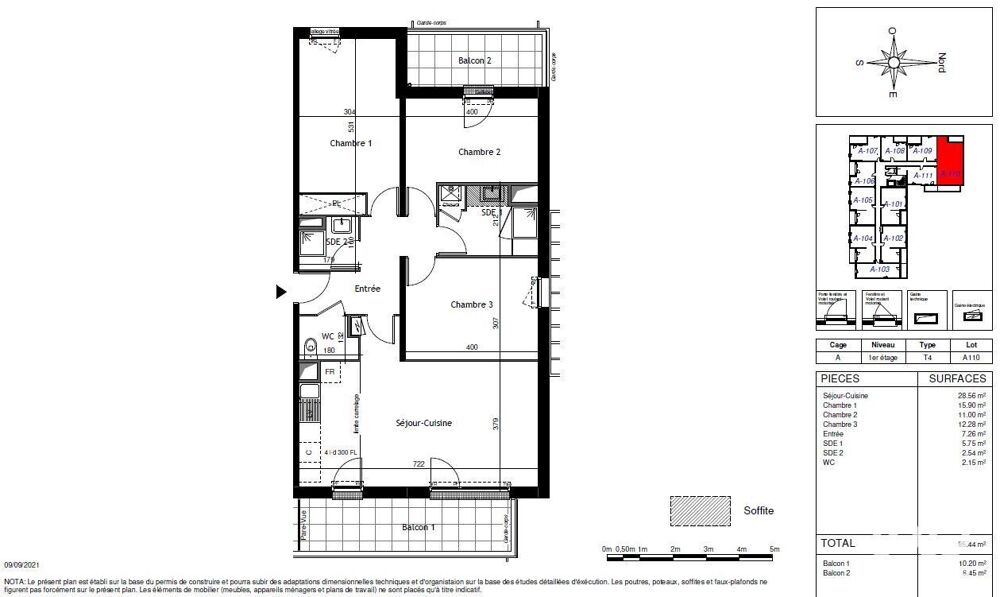 Vente Appartement 4 pièces