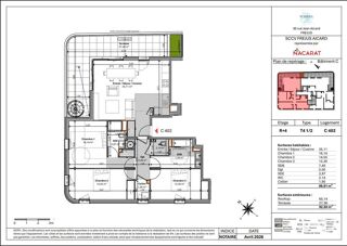  Appartement à vendre 4 pièces 98 m²