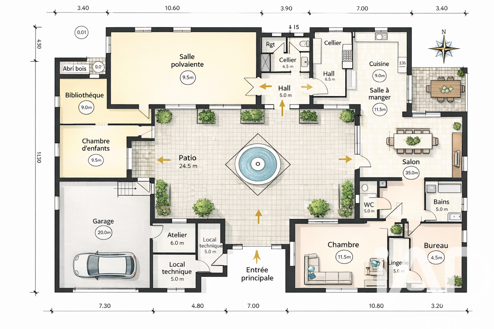Vente Maison/villa 11 pièces