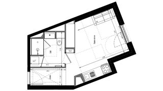  Appartement à vendre 1 pièce 27 m²