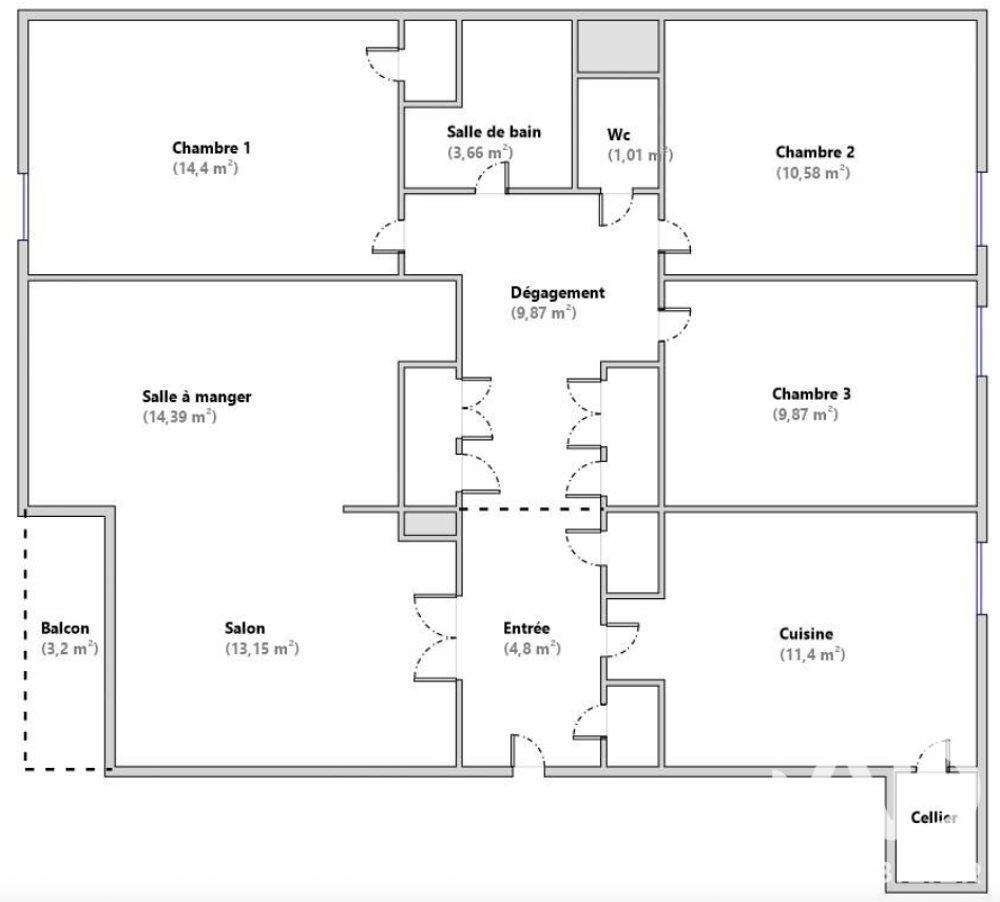 Vente Appartement Vente Appartement 5 pièces Dijon