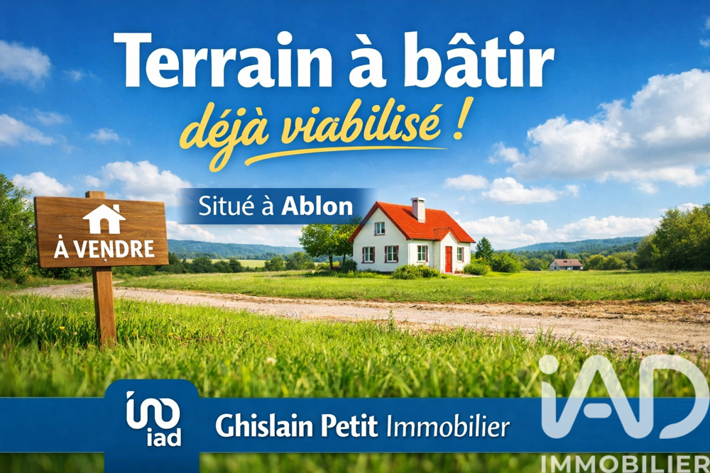 Vente Terrain Vente Terrain à bâtir 900 m&sup2; Ablon