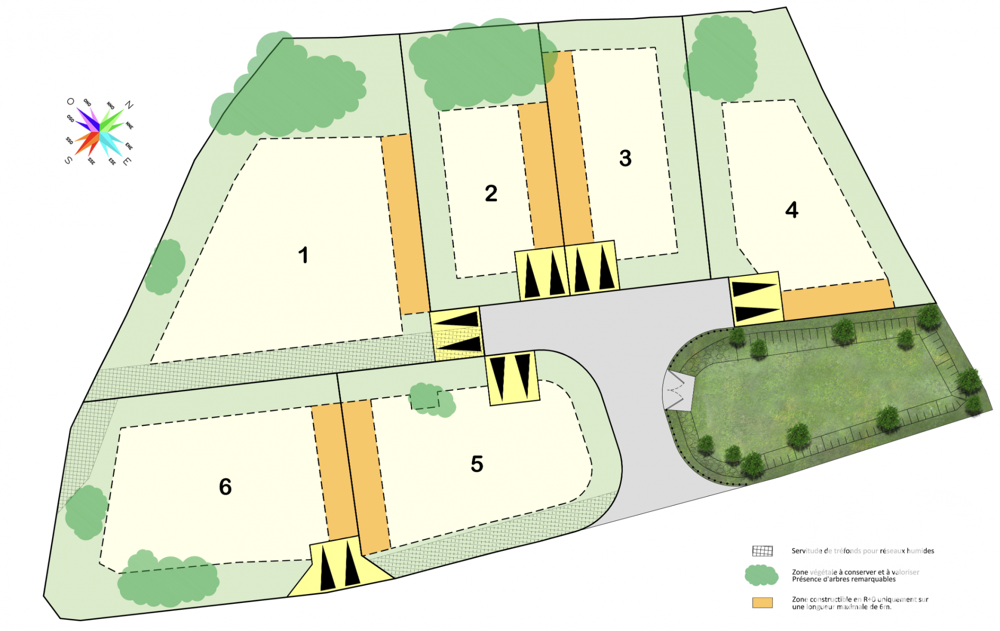Vente Terrain Vente Terrain à bâtir 387 m&sup2; Nîmes