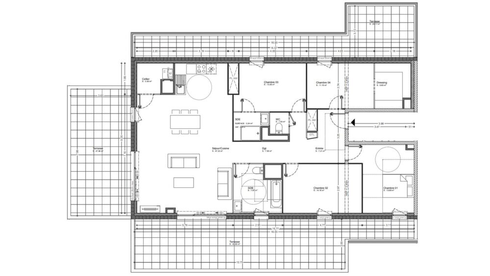 Vente Appartement 5 pièces