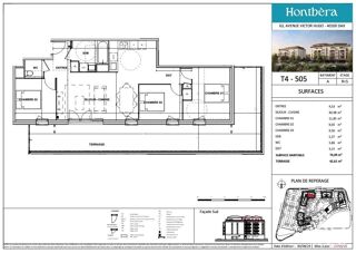  Appartement à vendre 4 pièces 76 m²