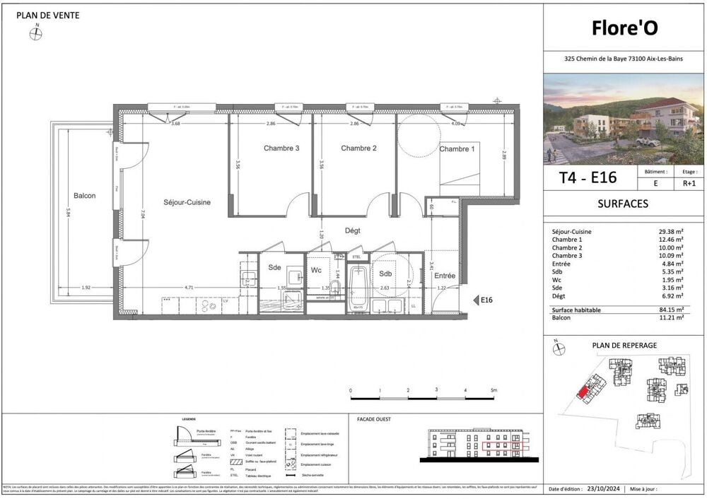 Vente Appartement 4 pièces