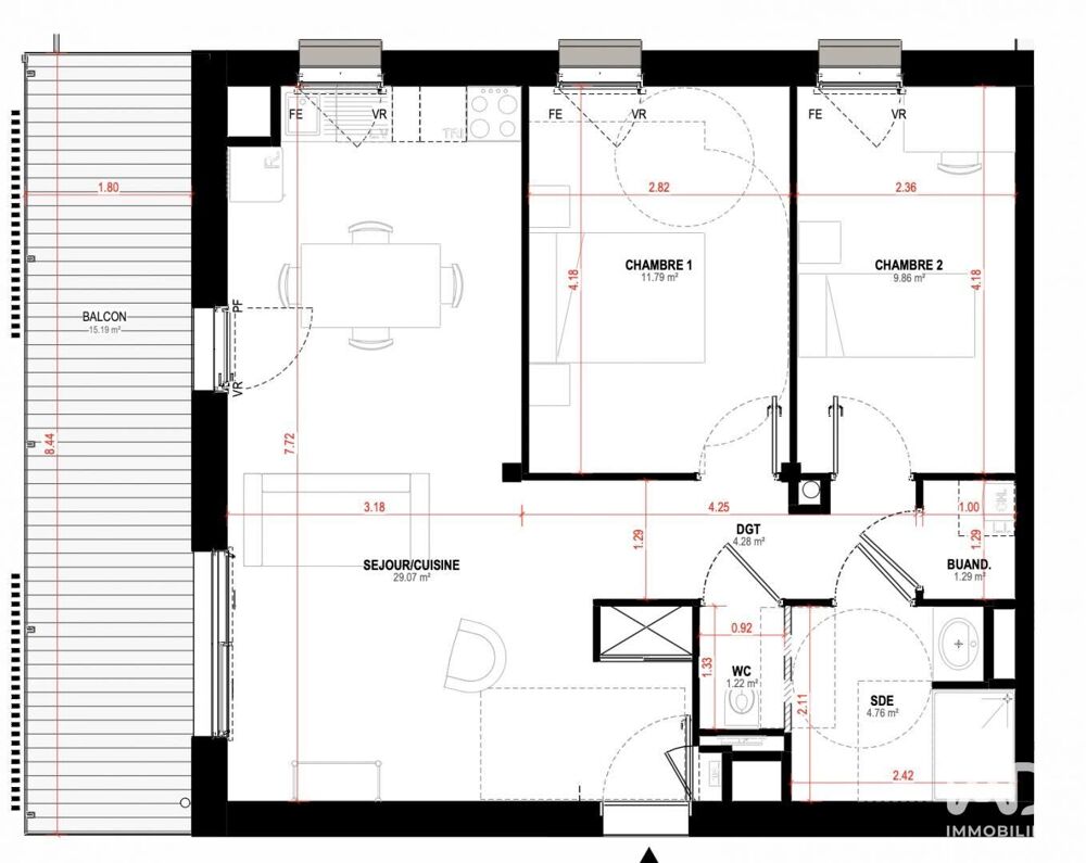 Vente Appartement Vente Appartement 3 pièces Saint-nazaire