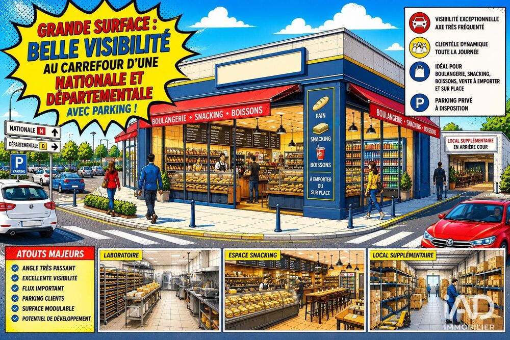   Vente Restaurant 400 m&sup2; 